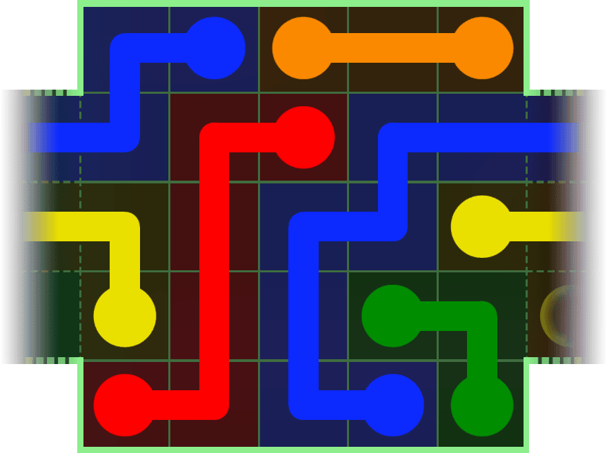 Flow Free Warps 104 Solution