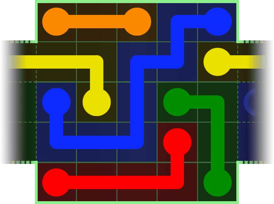 Flow Free Warps 106 Solution