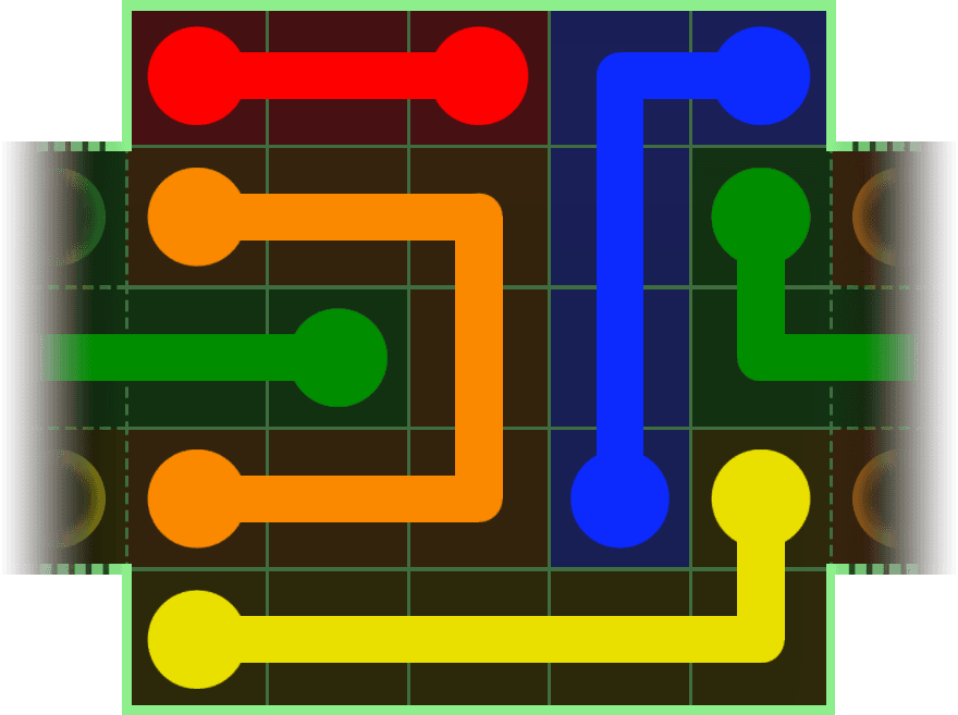 Flow Free Warps 112 Solution
