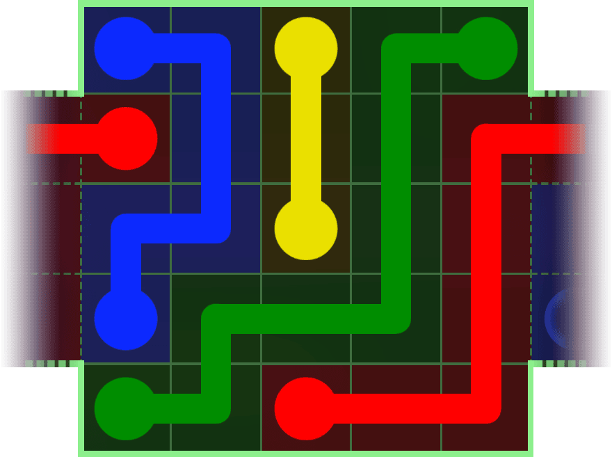 Flow Free Warps 115 Solution