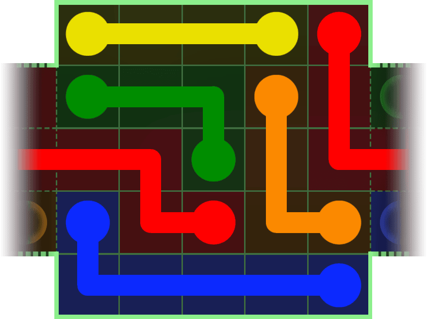 Flow Free Warps 116 Solution