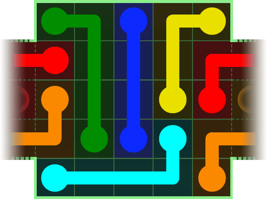 Flow Free Warps 119 Solution