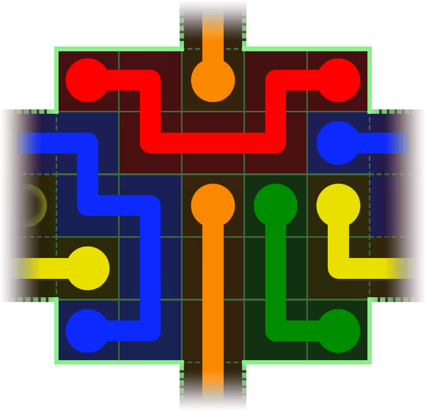Flow Free Warps 126 Solution