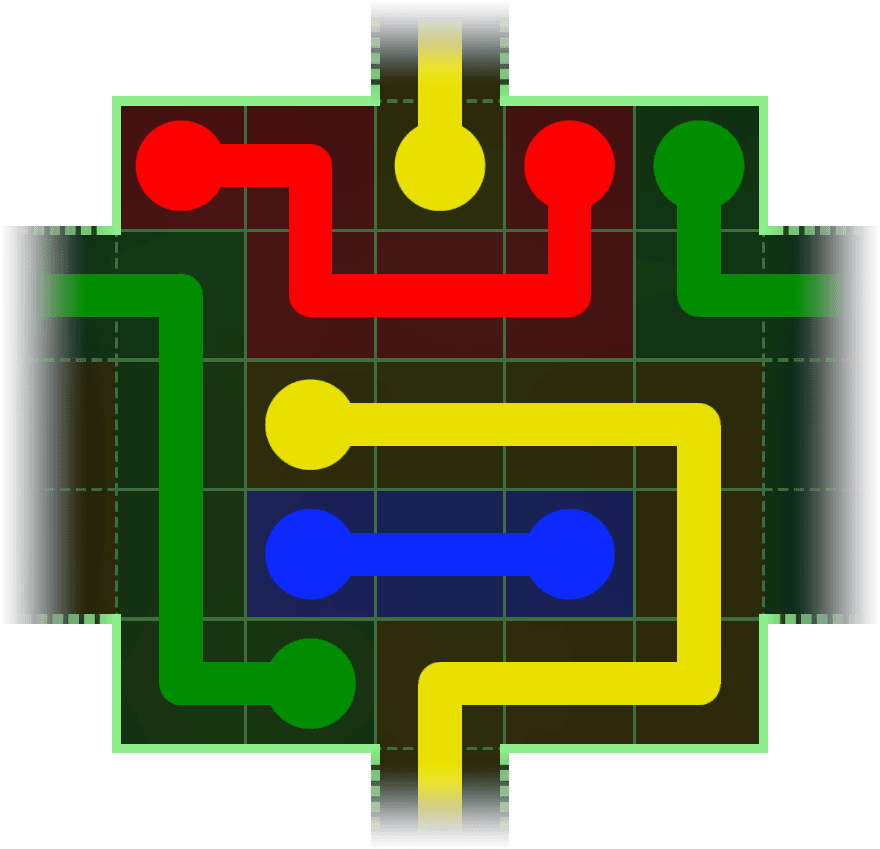 Flow Free Warps 136 Solution