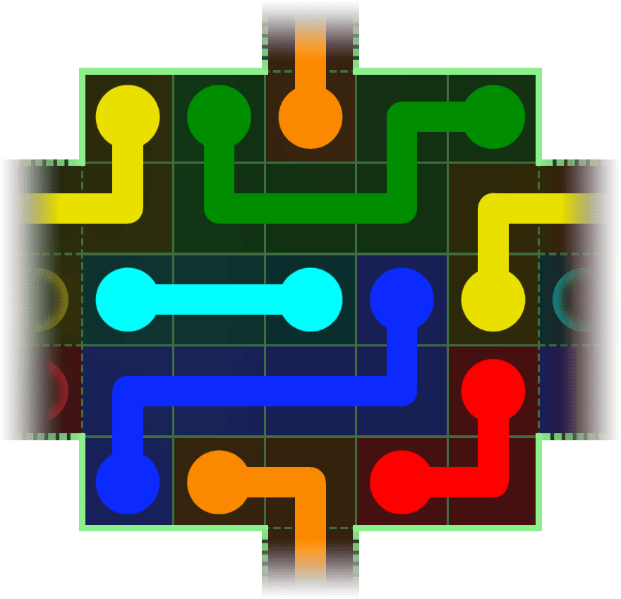Flow Free Warps 142 Solution