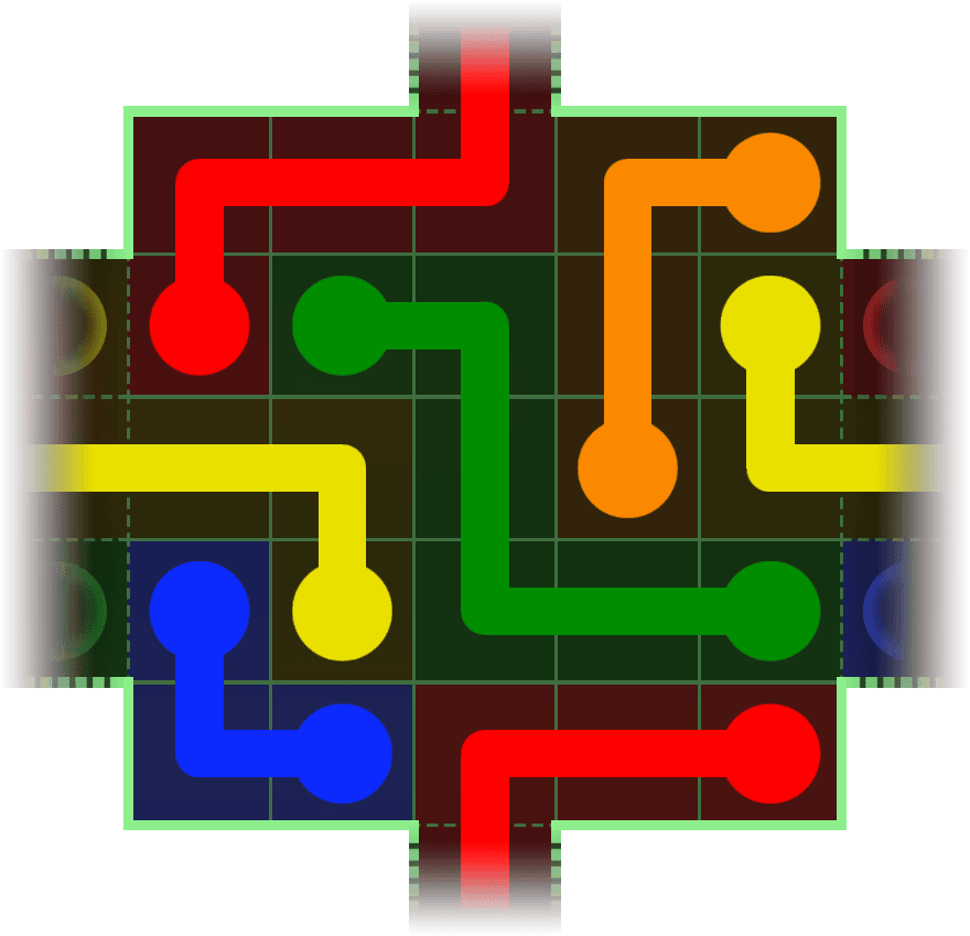 Flow Free Warps 147 Solution