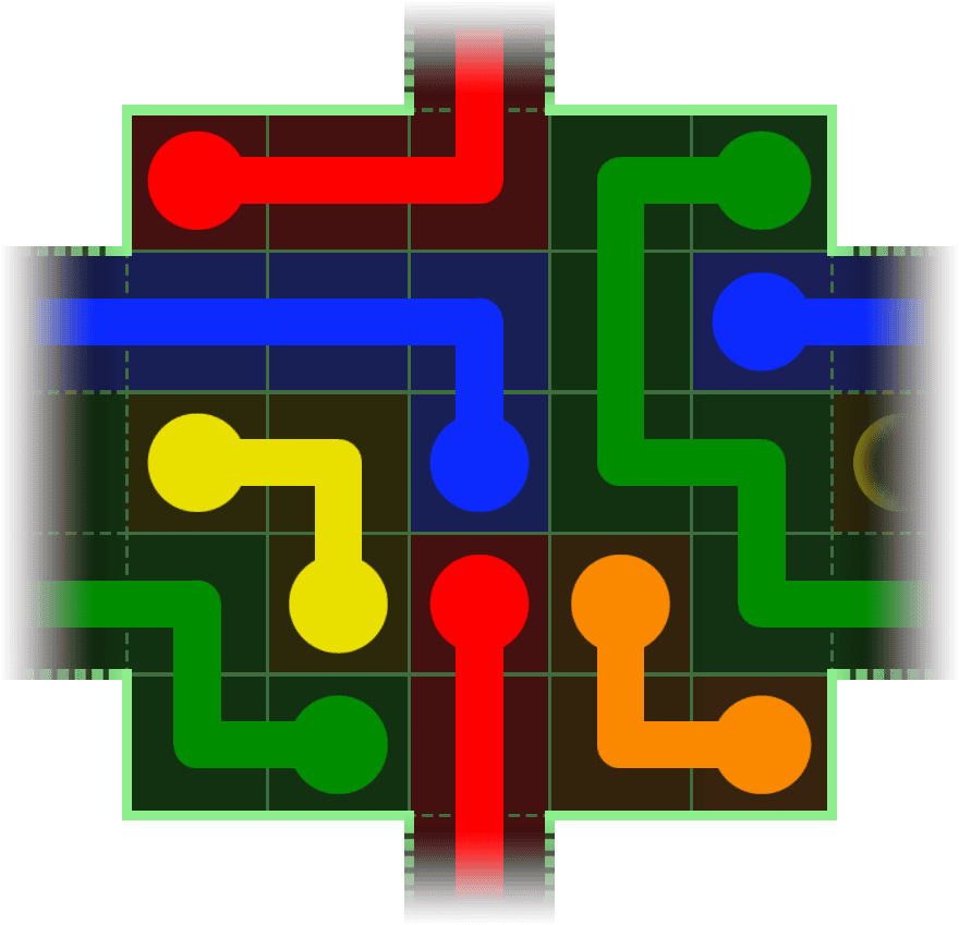 Flow Free Warps 148 Solution