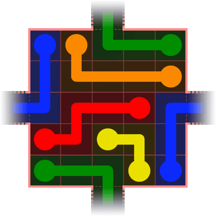 Flow Free Warps 301 Solution