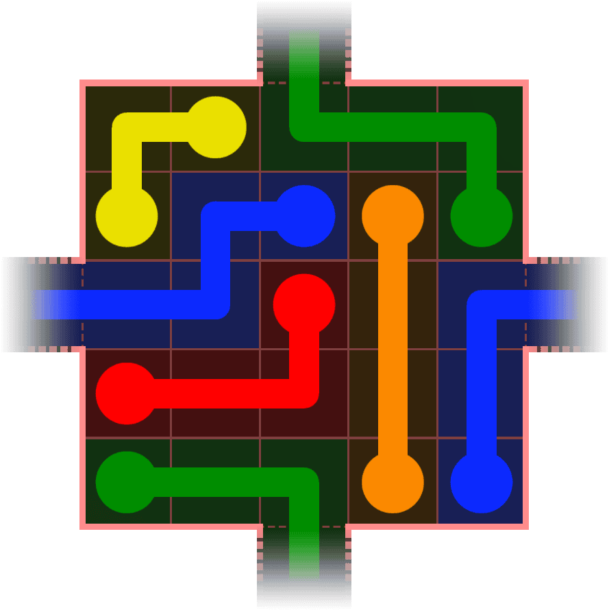 Flow Free Warps 315 Solution