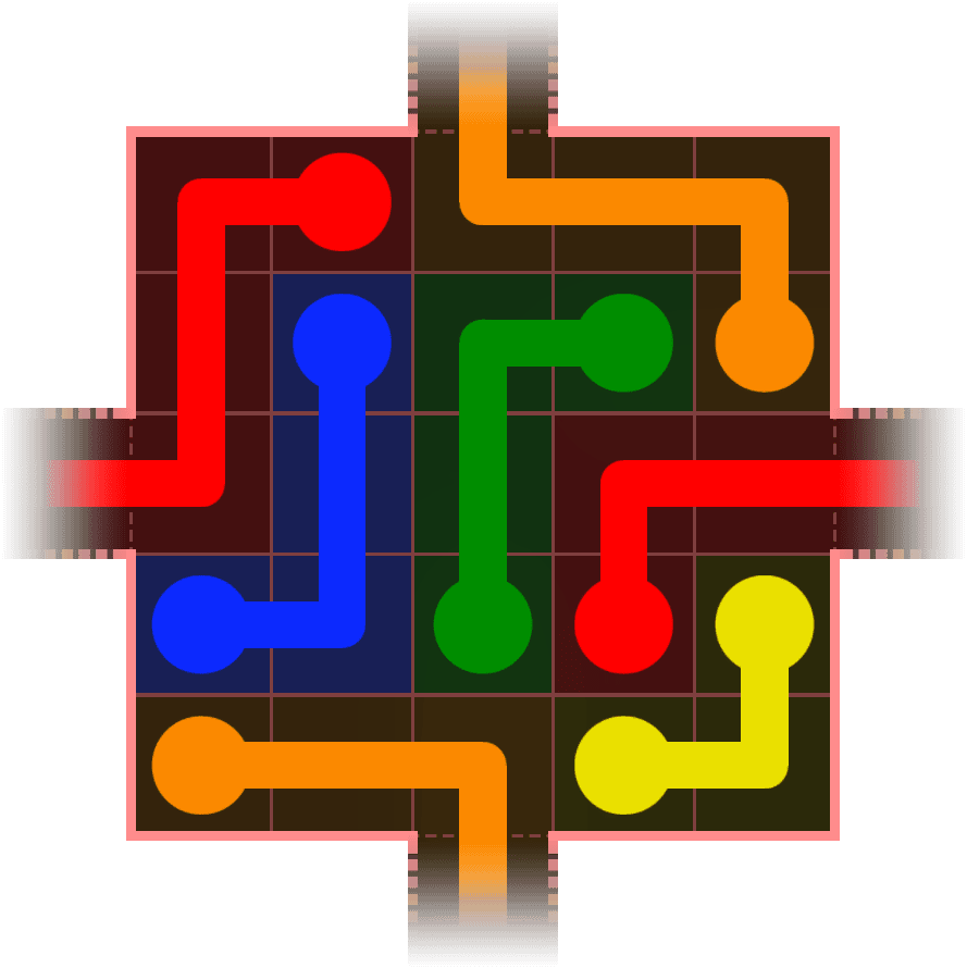 Flow Free Warps 316 Solution