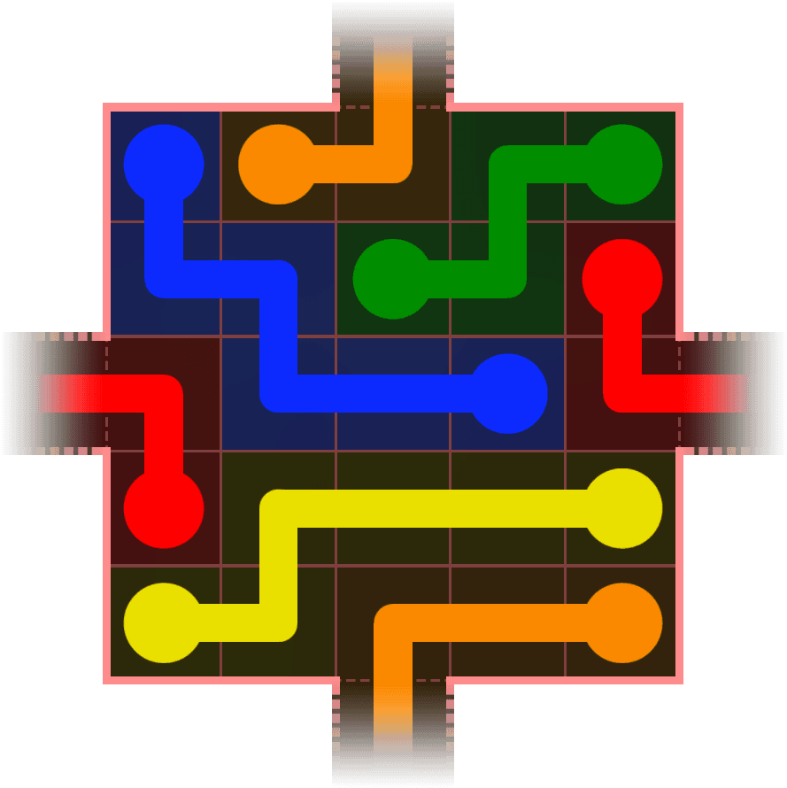 Flow Free Warps 318 Solution