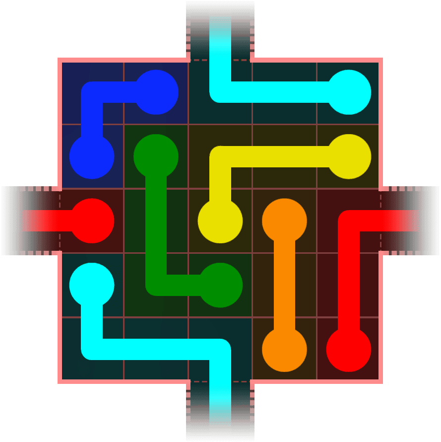 Flow Free Warps 319 Solution