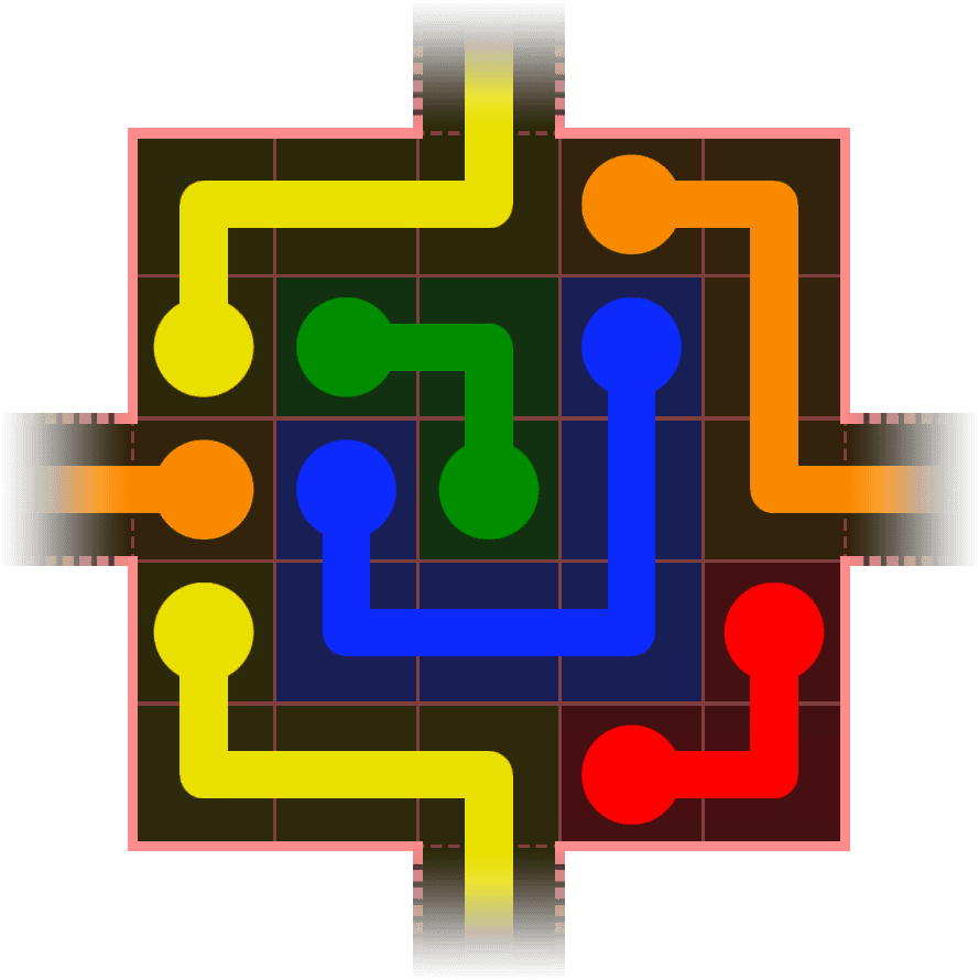 Flow Free Warps 320 Solution