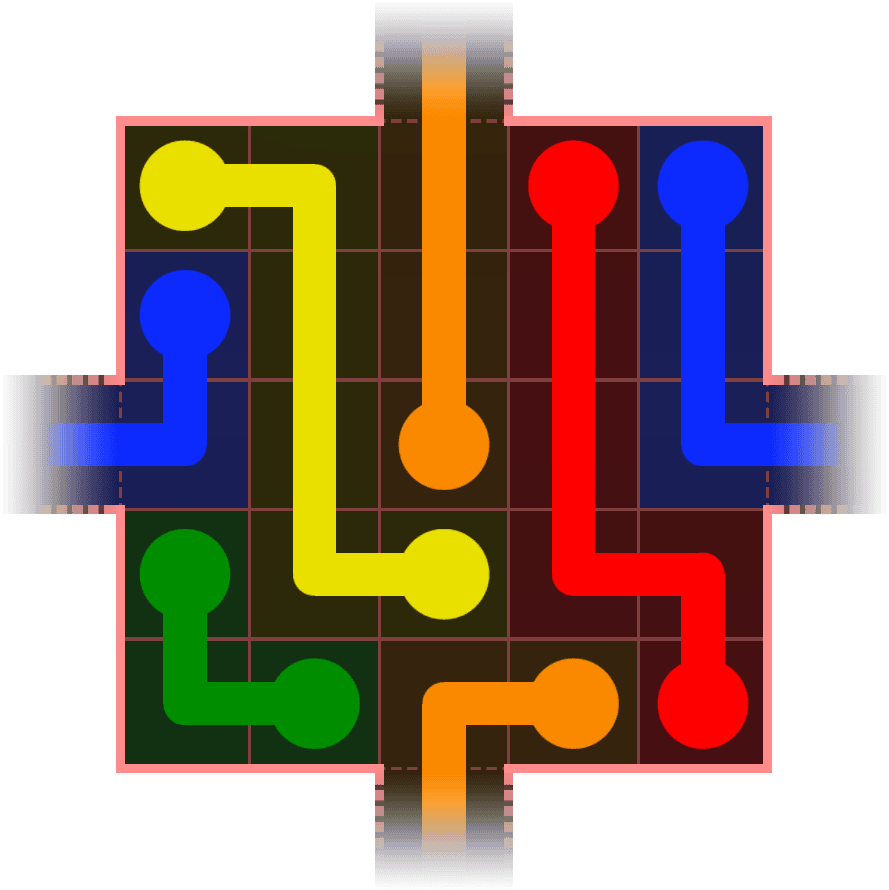 Flow Free Warps 321 Solution