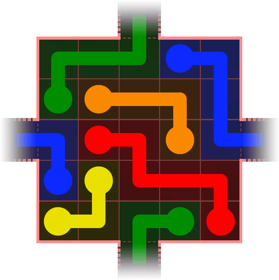 Flow Free Warps 327 Solution