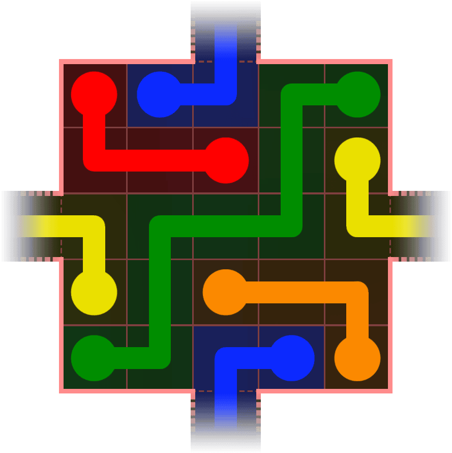 Flow Free Warps 303 Solution