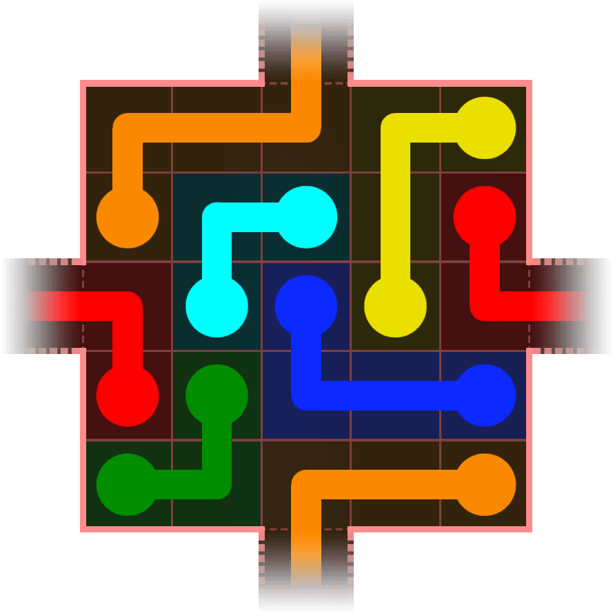 Flow Free Warps 304 Solution