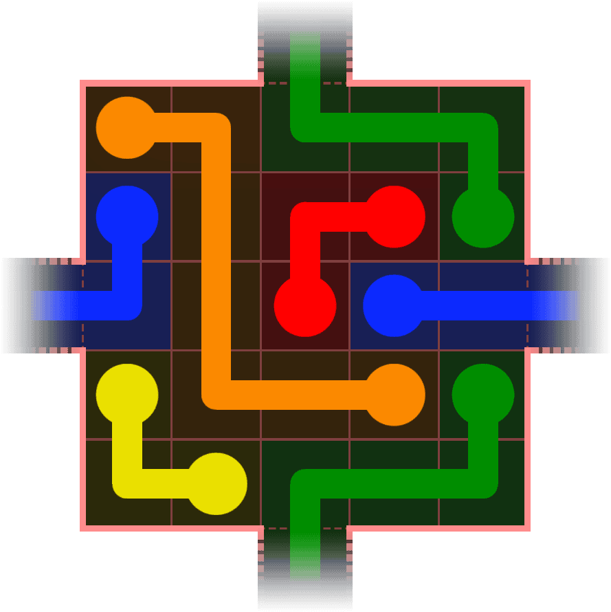 Flow Free Warps 421 Solution