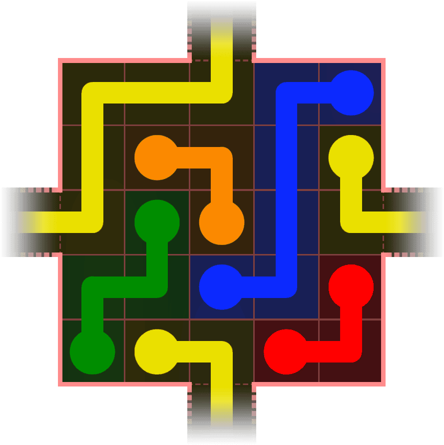 Flow Free Warps 425 Solution