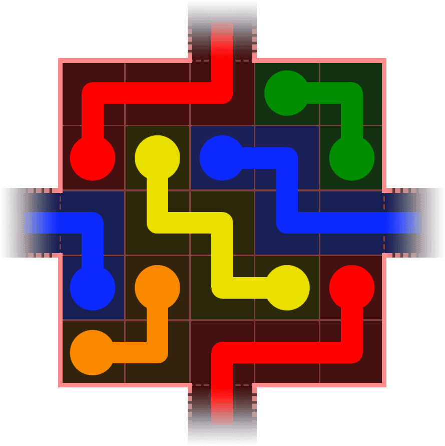 Flow Free Warps 430 Solution