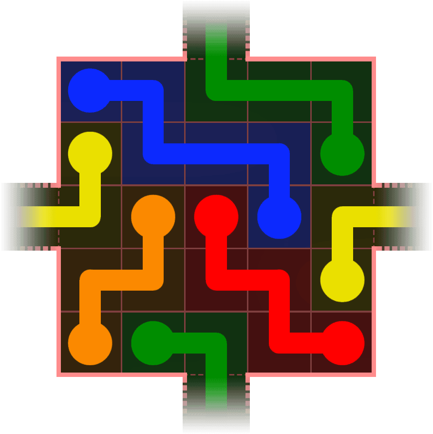 Flow Free Warps 431 Solution