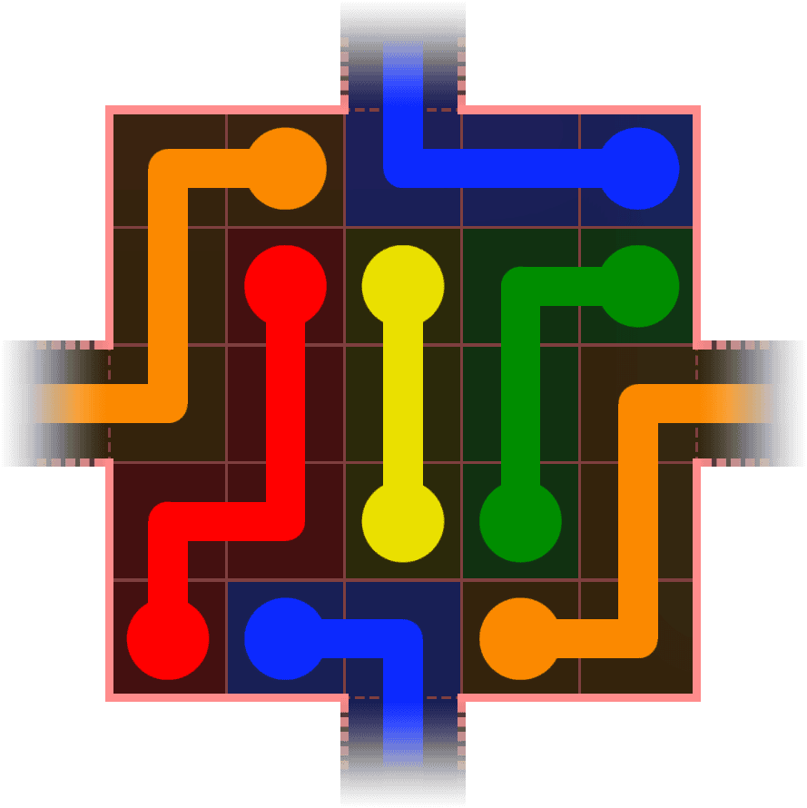 Flow Free Warps 439 Solution
