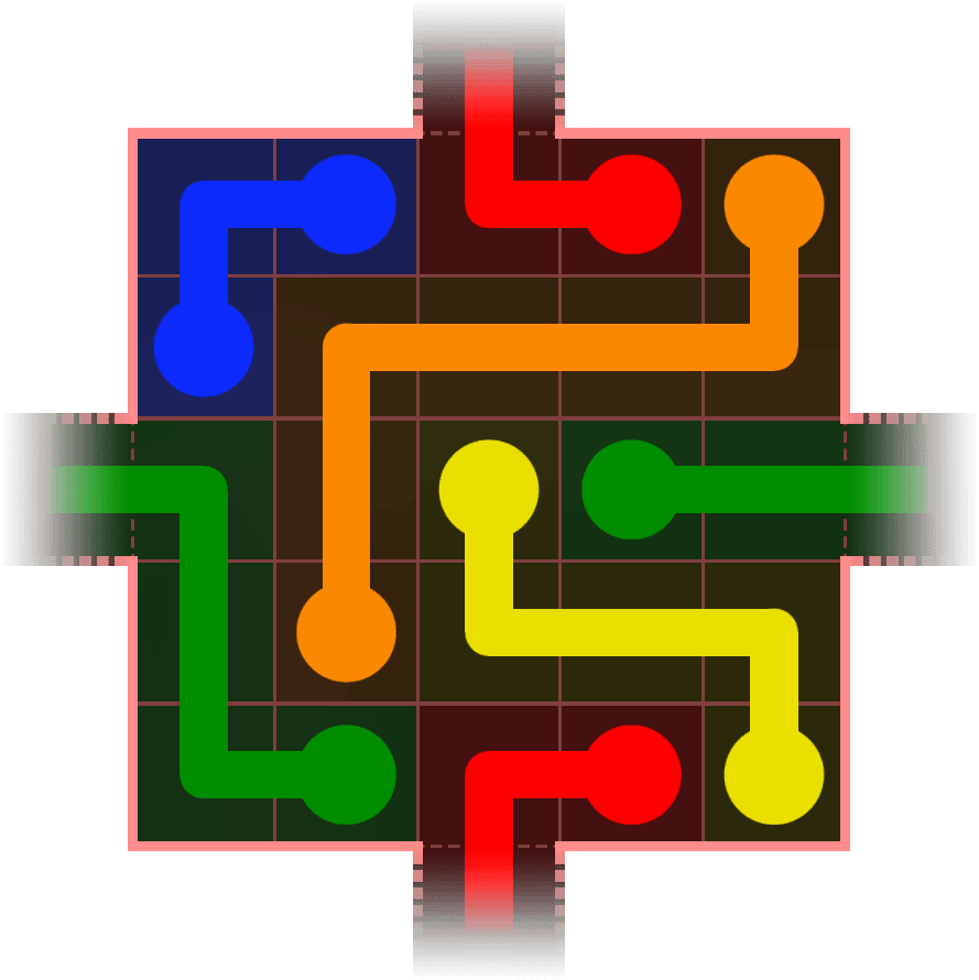 Flow Free Warps 440 Solution