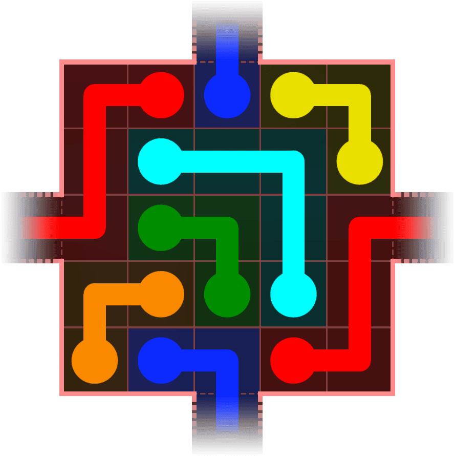 Flow Free Warps 449 Solution