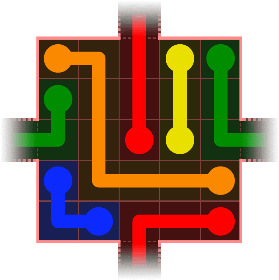 Flow Free Warps 335 Solution