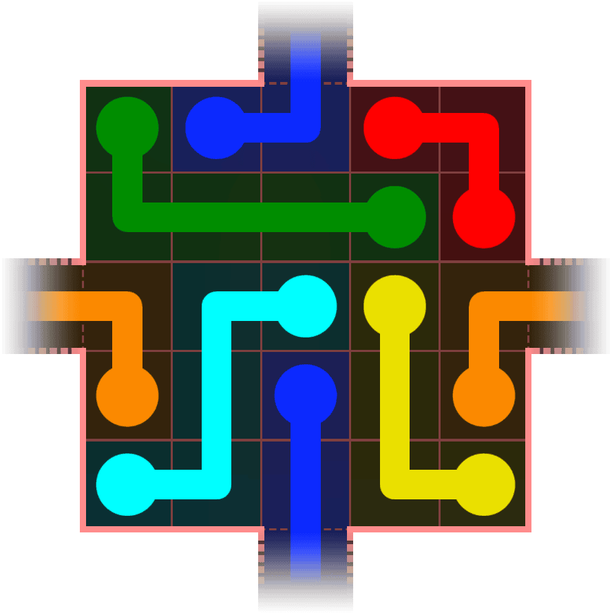 Flow Free Warps 339 Solution