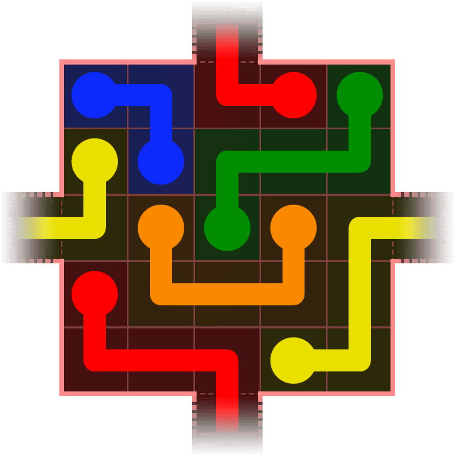 Flow Free Warps 341 Solution