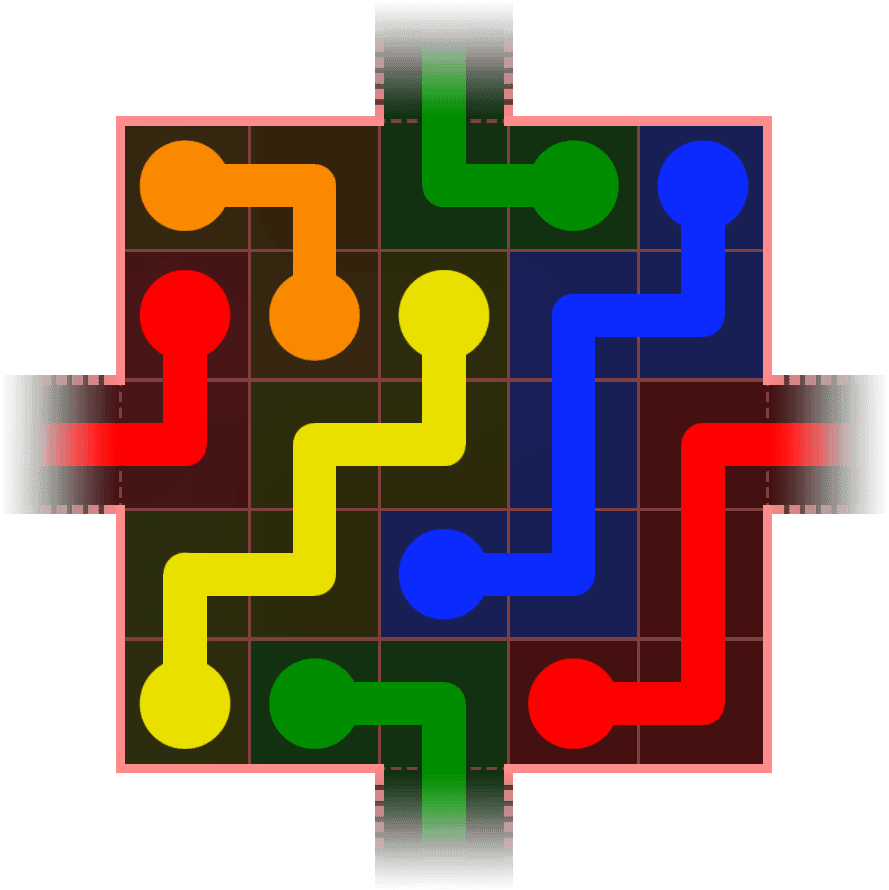 Flow Free Warps 350 Solution