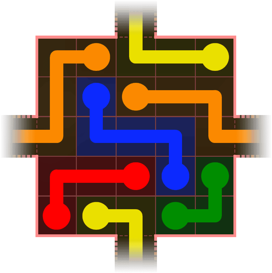 Flow Free Warps 351 Solution
