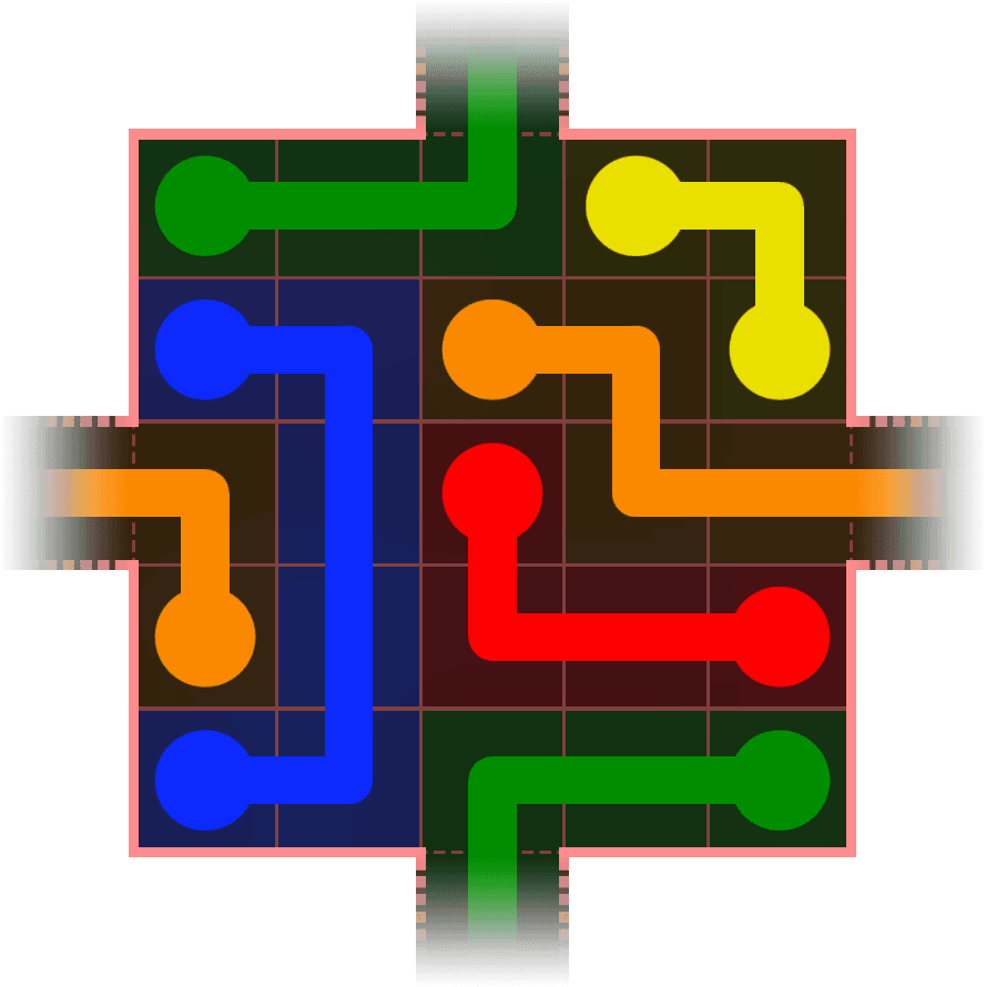 Flow Free Warps 364 Solution