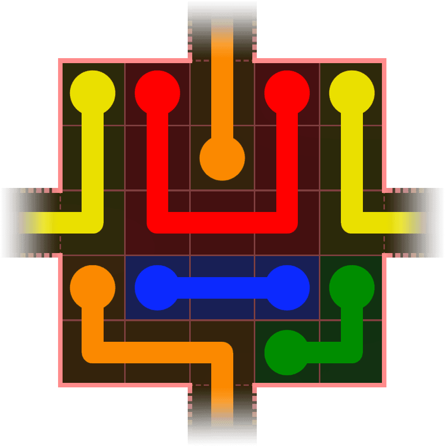 Flow Free Warps 366 Solution