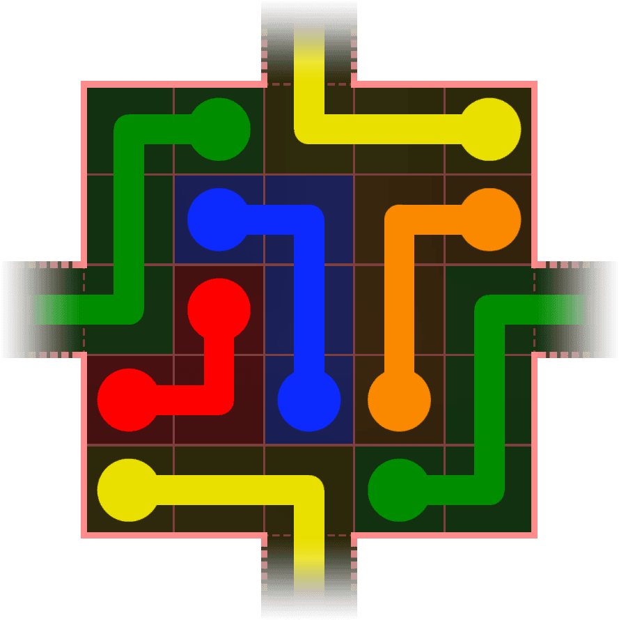 Flow Free Warps 368 Solution