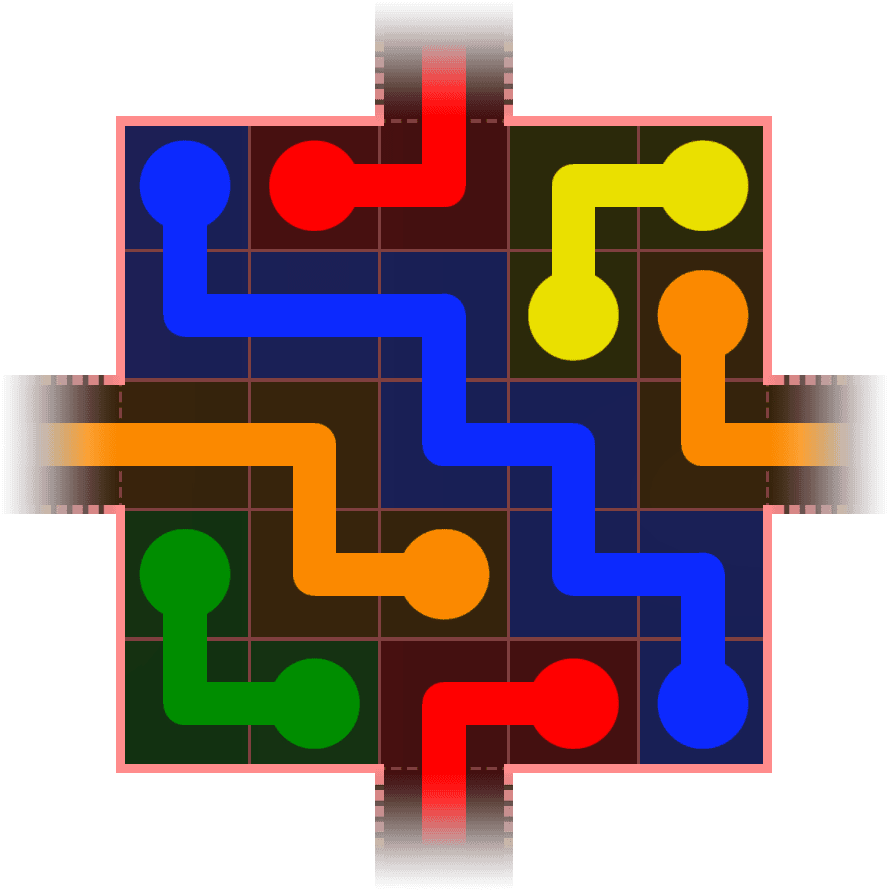 Flow Free Warps 369 Solution