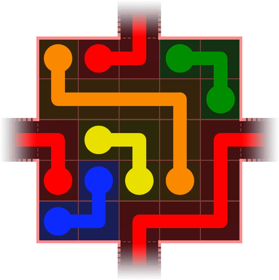 Flow Free Warps 377 Solution