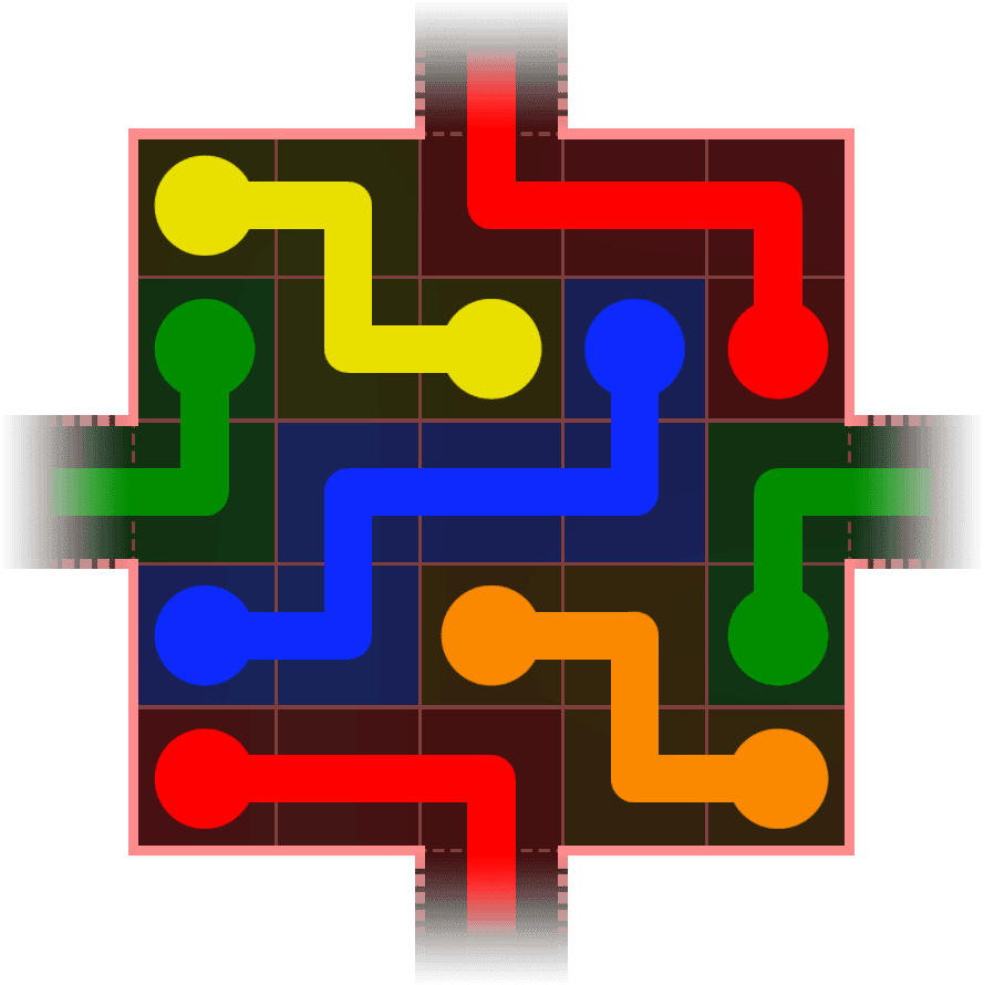 Flow Free Warps 378 Solution