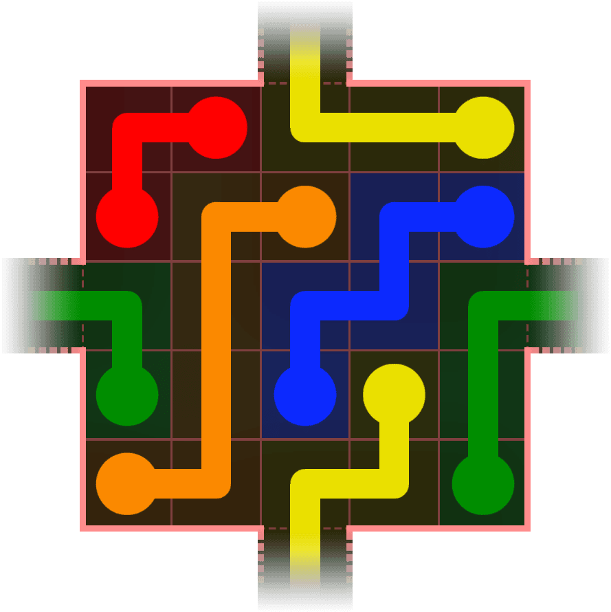 Flow Free Warps 379 Solution
