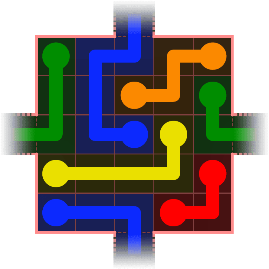 Flow Free Warps 380 Solution