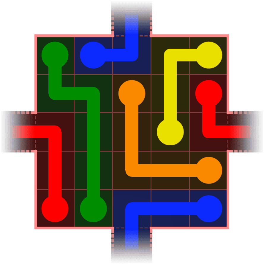 Flow Free Warps 381 Solution