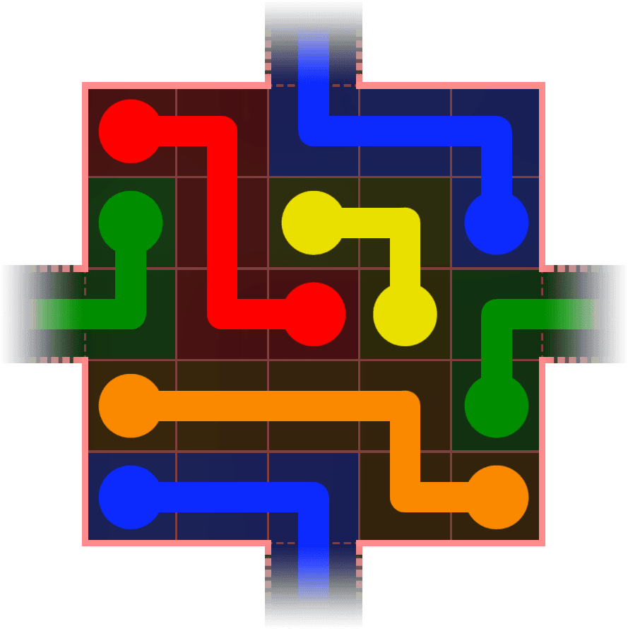 Flow Free Warps 384 Solution