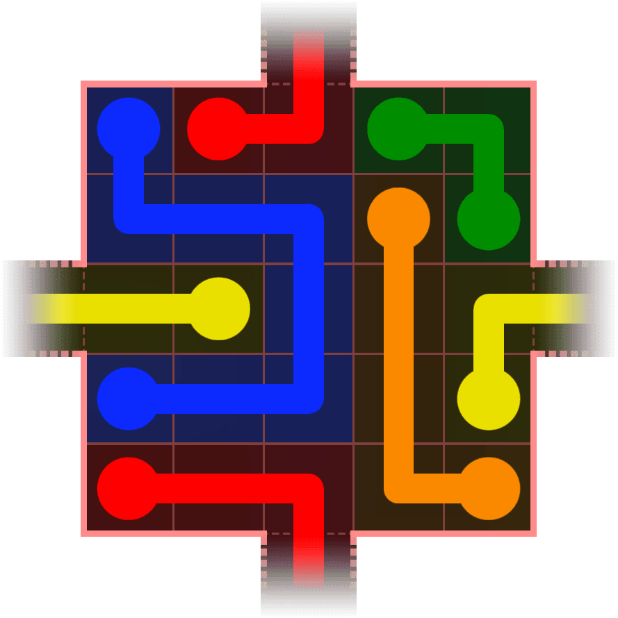 Flow Free Warps 390 Solution