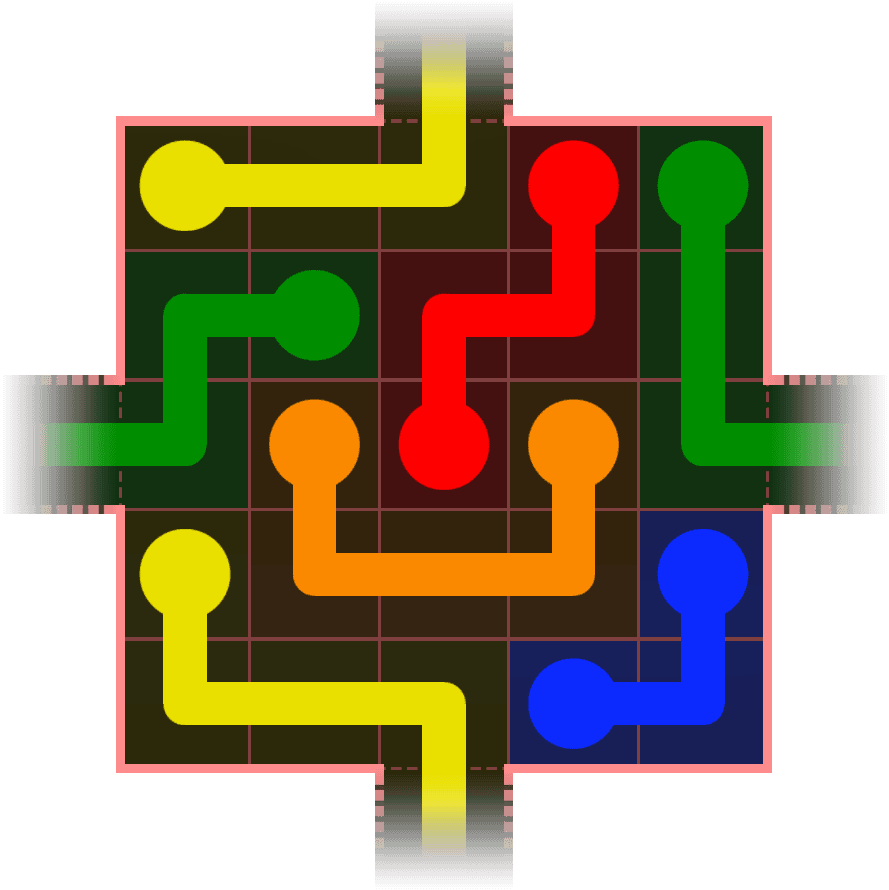 Flow Free Warps 401 Solution