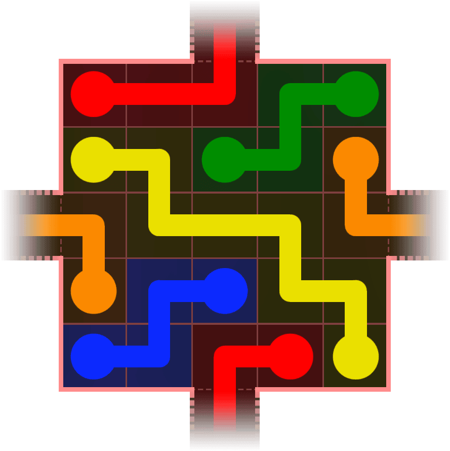 Flow Free Warps 411 Solution