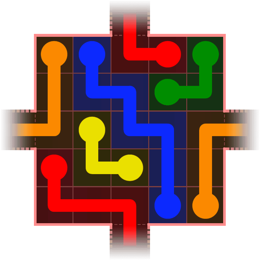 Flow Free Warps 412 Solution