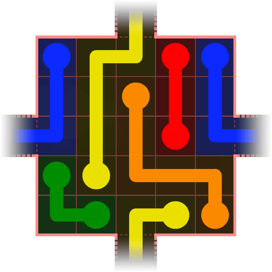 Flow Free Warps 418 Solution