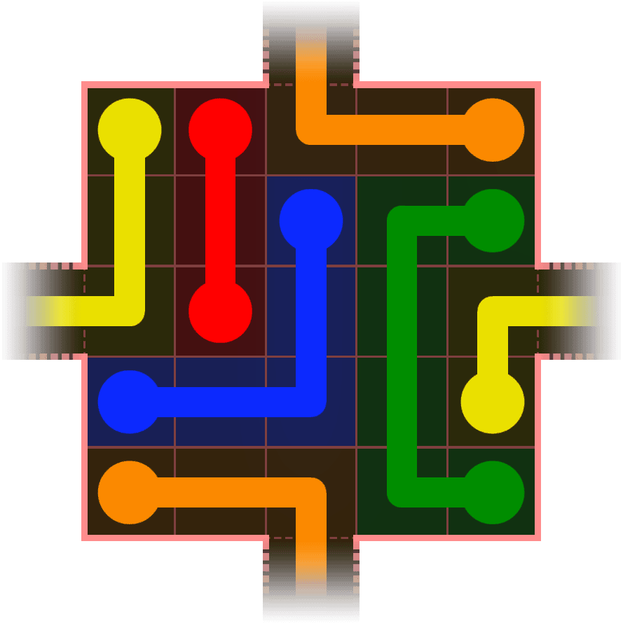 Flow Free Warps 391 Solution