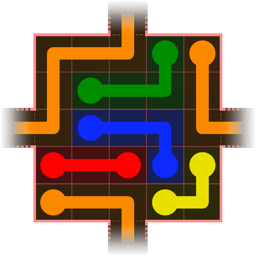 Flow Free Warps 392 Solution
